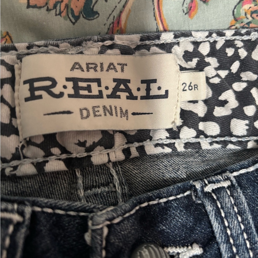 Ariat Women's Deep Indigo Boot Cut Jeans - Picture 3 of 4